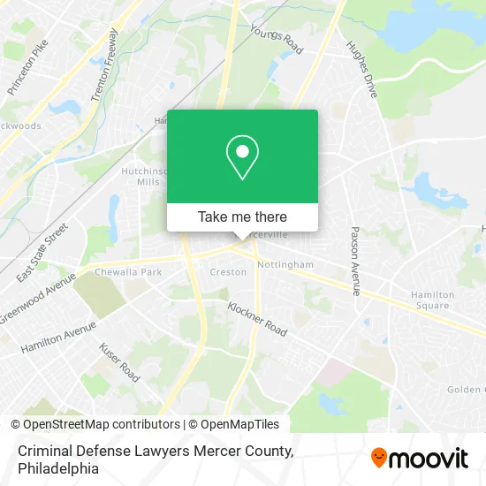 Criminal Defense Lawyers Mercer County map