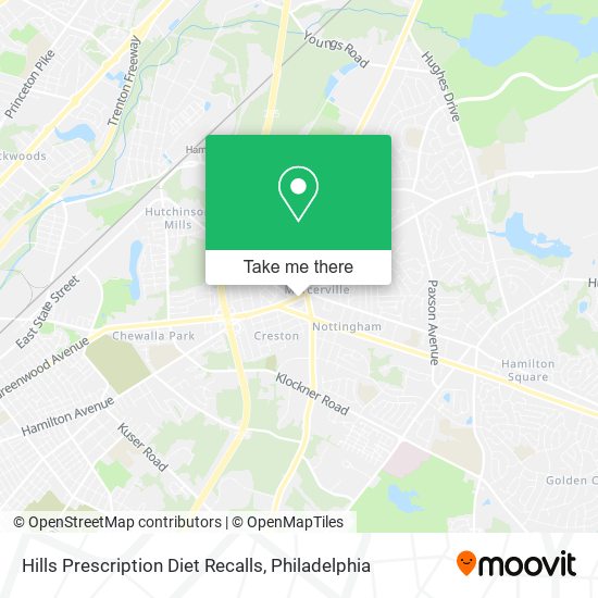 Hills Prescription Diet Recalls map