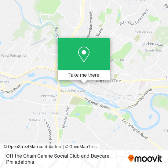 Mapa de Off the Chain Canine Social Club and Daycare