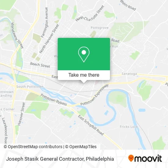 Joseph Stasik General Contractor map
