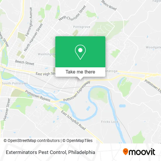 Exterminators Pest Control map