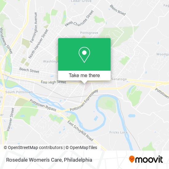 Rosedale Women's Care map