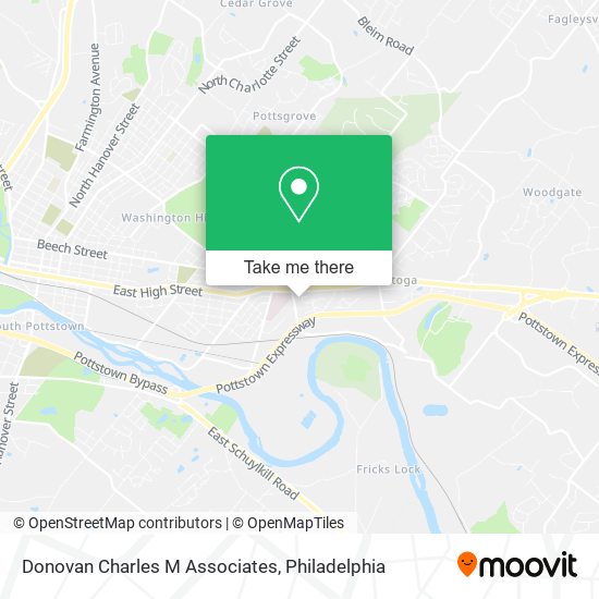 Donovan Charles M Associates map