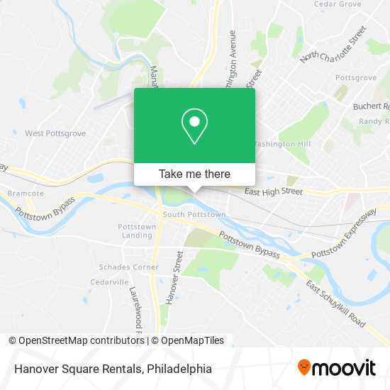 Mapa de Hanover Square Rentals