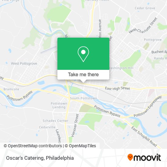 Oscar's Catering map