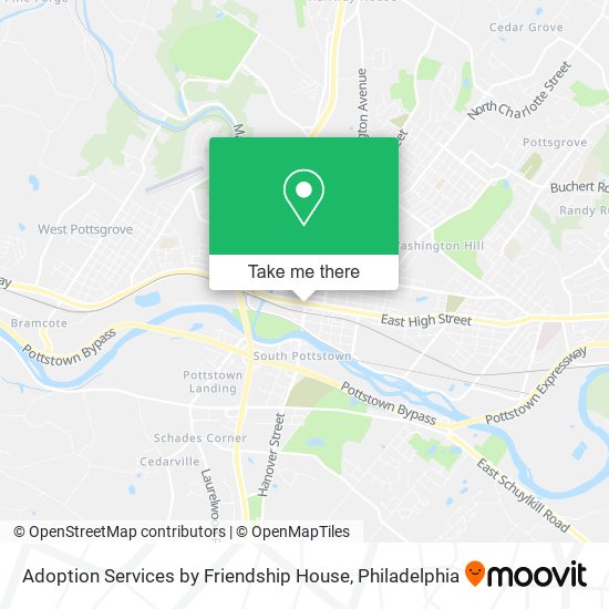 Mapa de Adoption Services by Friendship House