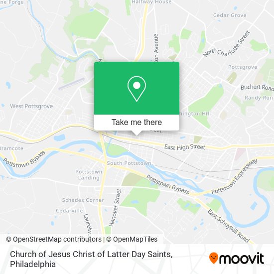 Church of Jesus Christ of Latter Day Saints map