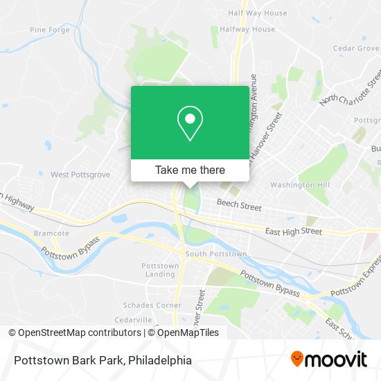 Pottstown Bark Park map