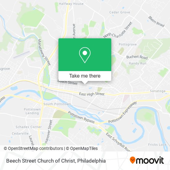 Mapa de Beech Street Church of Christ