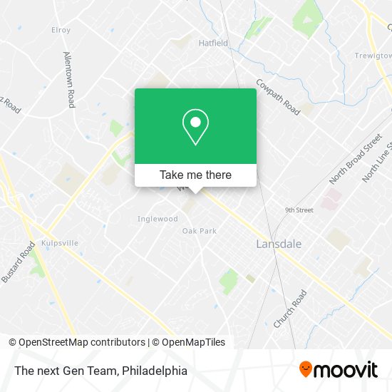The next Gen Team map