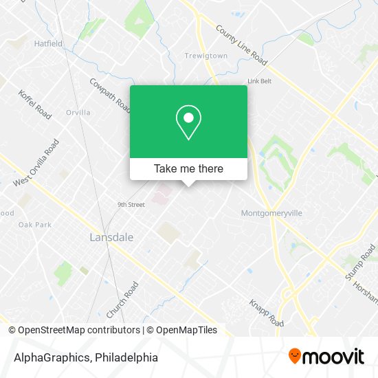 Mapa de AlphaGraphics