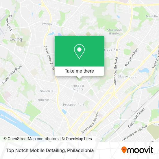 Top Notch Mobile Detailing map