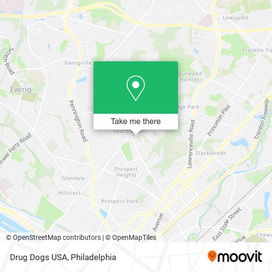 Mapa de Drug Dogs USA