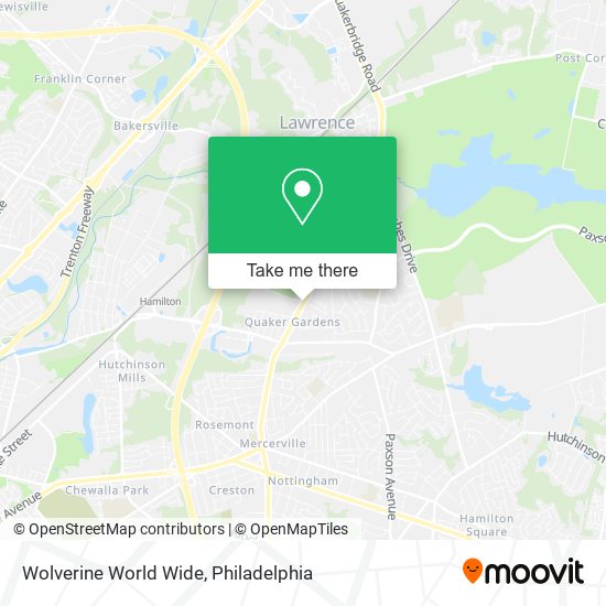 Mapa de Wolverine World Wide