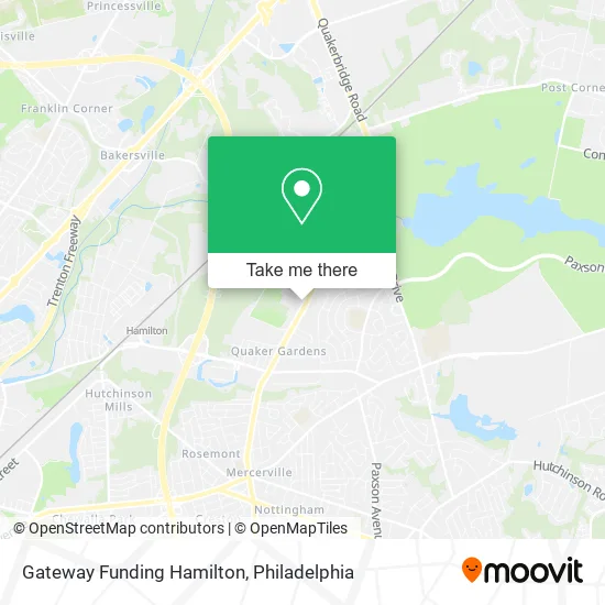 Mapa de Gateway Funding Hamilton