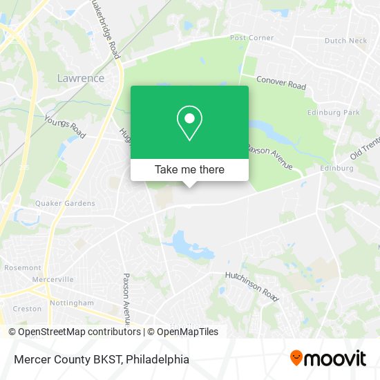 Mapa de Mercer County BKST