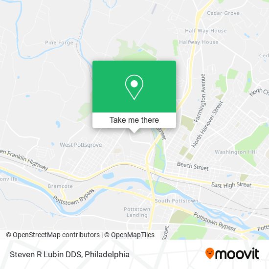 Steven R Lubin DDS map