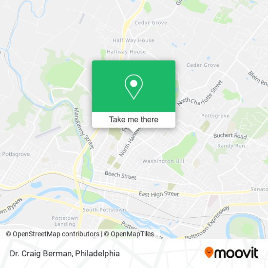 Dr. Craig Berman map