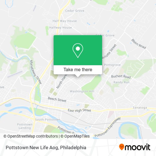 Pottstown New Life Aog map