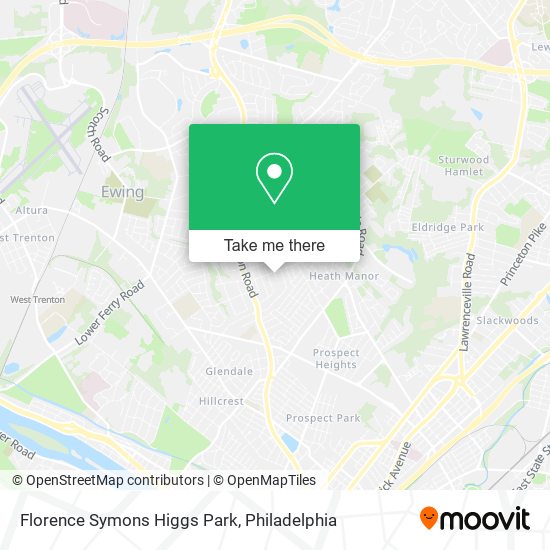 Mapa de Florence Symons Higgs Park