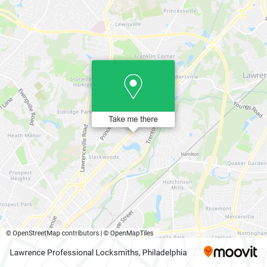 Mapa de Lawrence Professional Locksmiths