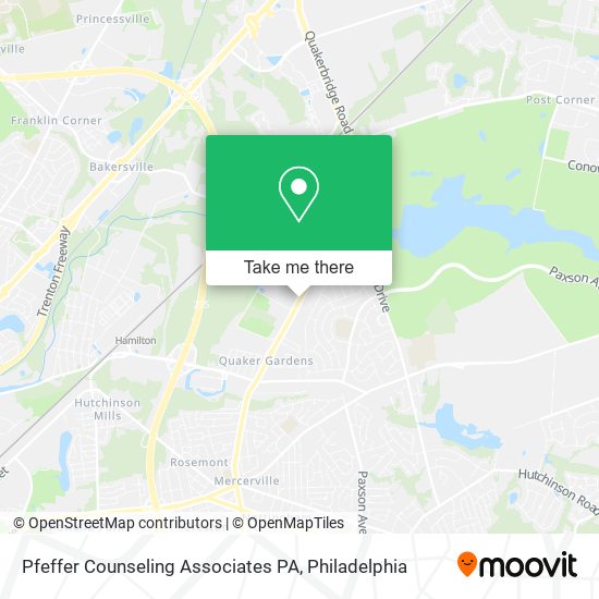 Pfeffer Counseling Associates PA map