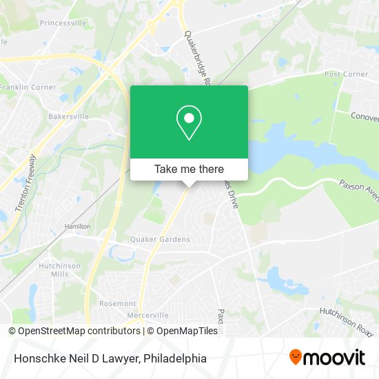 Honschke Neil D Lawyer map