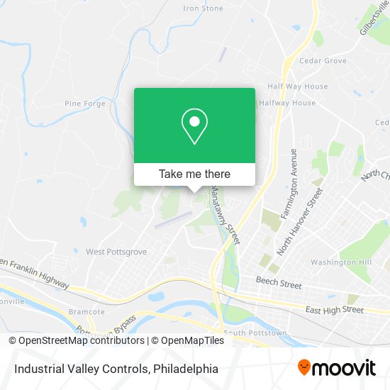Industrial Valley Controls map