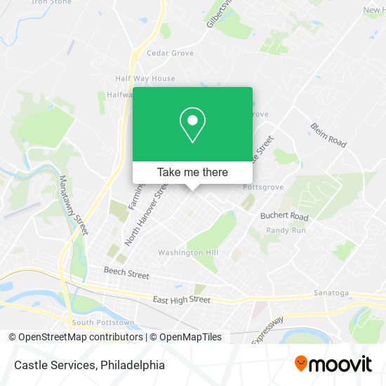 Mapa de Castle Services