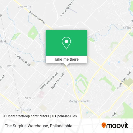 The Surplus Warehouse map