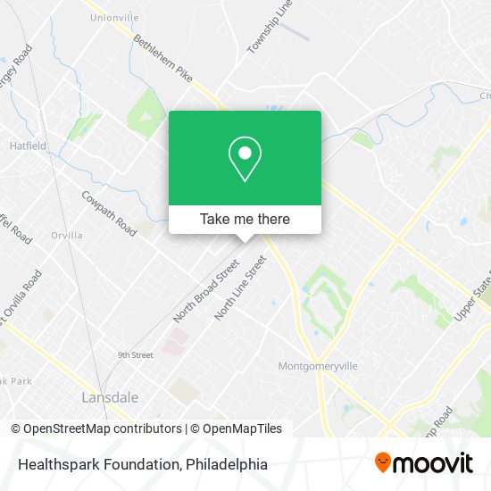 Healthspark Foundation map