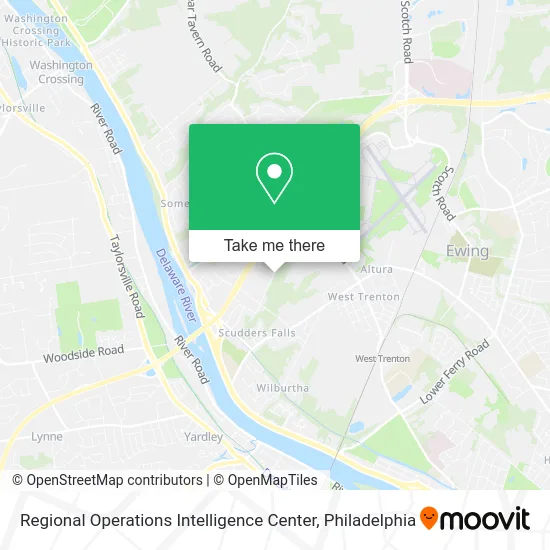 Regional Operations Intelligence Center map