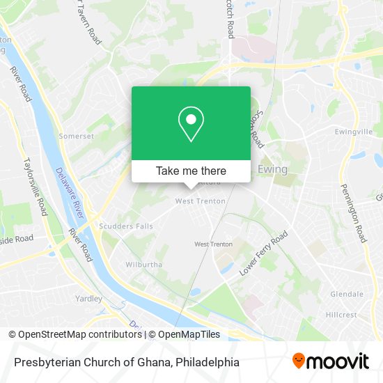 Mapa de Presbyterian Church of Ghana