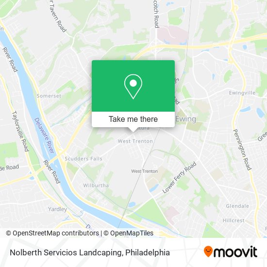 Nolberth Servicios Landcaping map