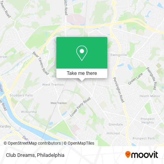 Club Dreams map