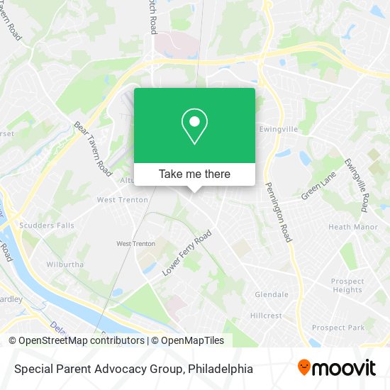 Mapa de Special Parent Advocacy Group