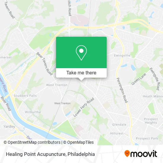 Healing Point Acupuncture map