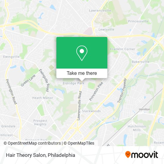 Hair Theory Salon map
