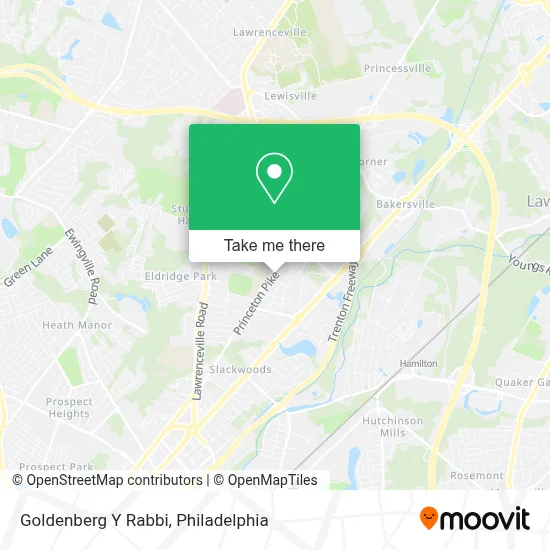 Goldenberg Y Rabbi map