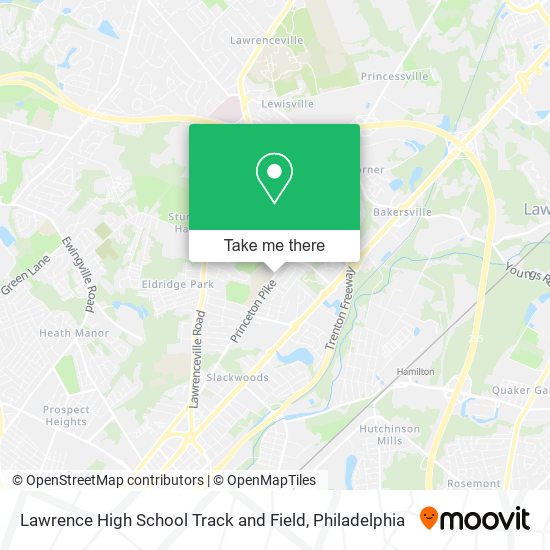 Mapa de Lawrence High School Track and Field