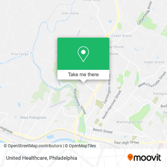 United Healthcare map