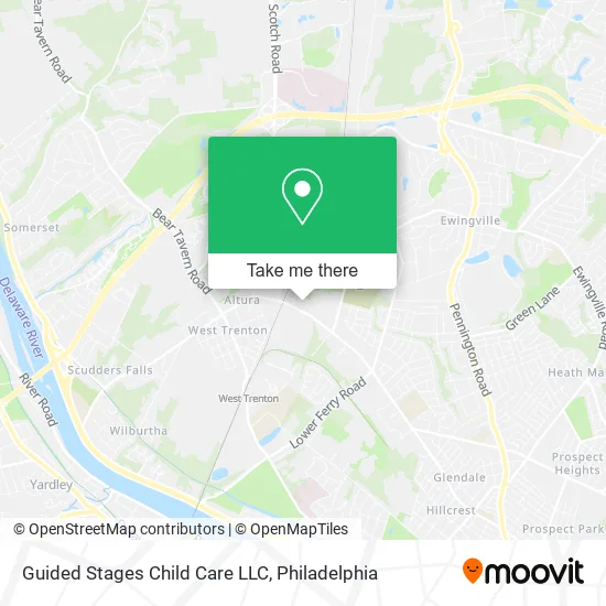 Mapa de Guided Stages Child Care LLC