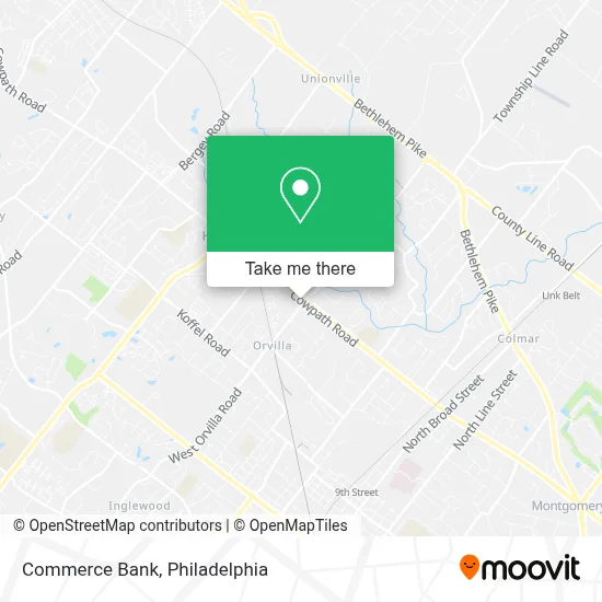 Commerce Bank map