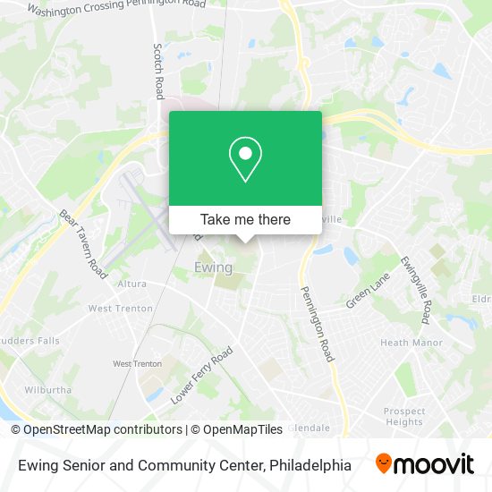 Mapa de Ewing Senior and Community Center