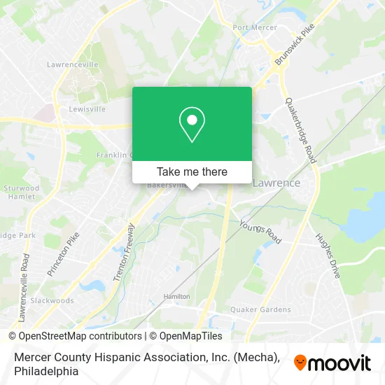 Mercer County Hispanic Association, Inc. (Mecha) map