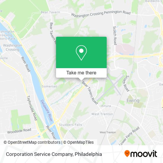 Corporation Service Company map