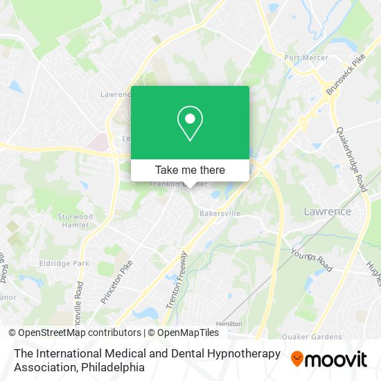 The International Medical and Dental Hypnotherapy Association map