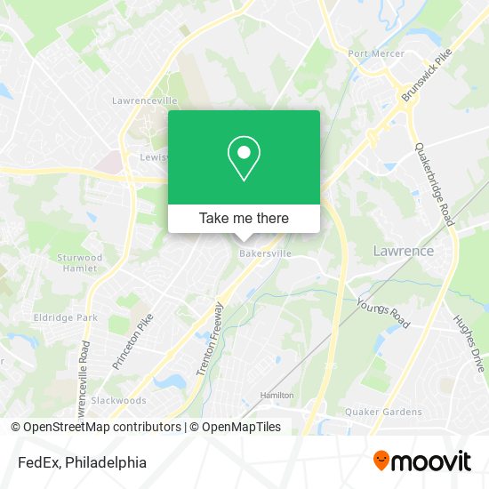 Mapa de FedEx