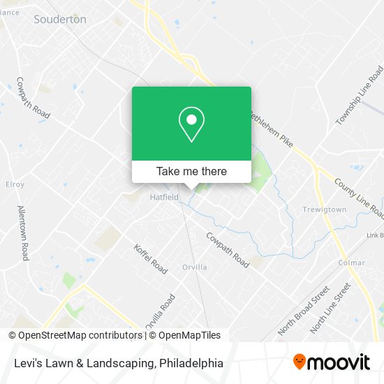 Levi's Lawn & Landscaping map