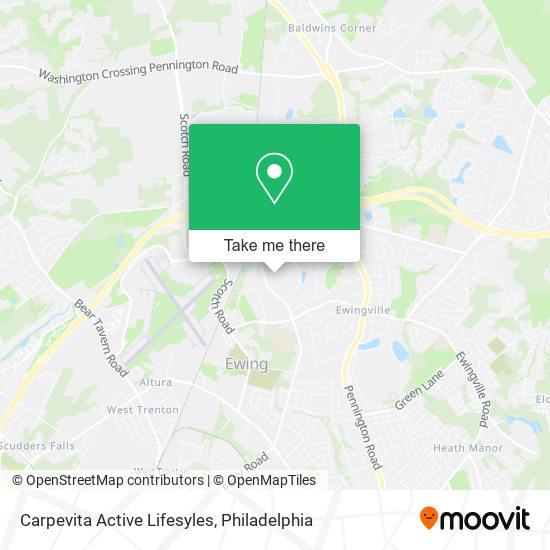 Carpevita Active Lifesyles map